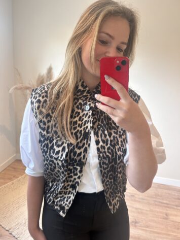 Leopard Gilet - Tess