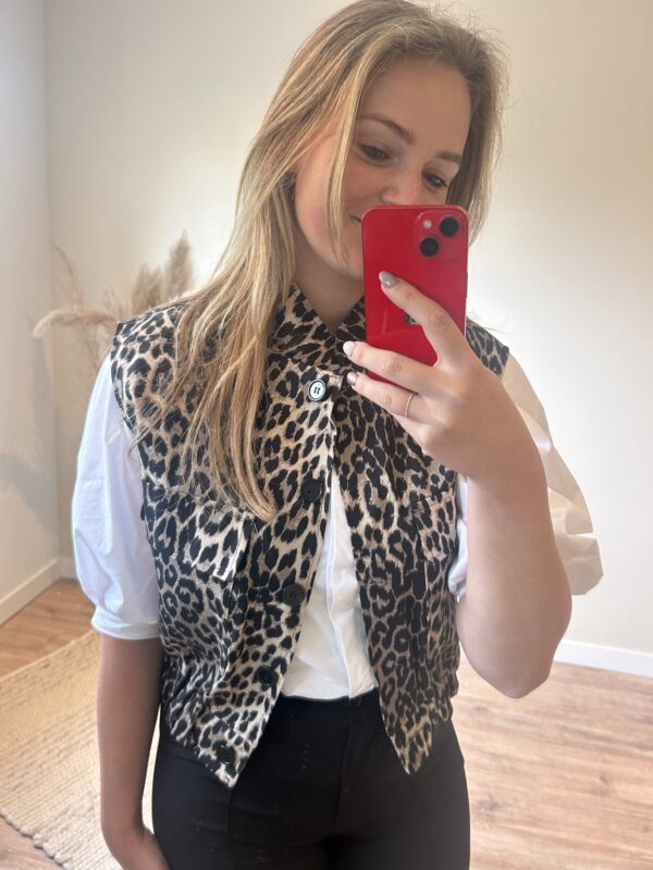 Leopard Gilet - Tess