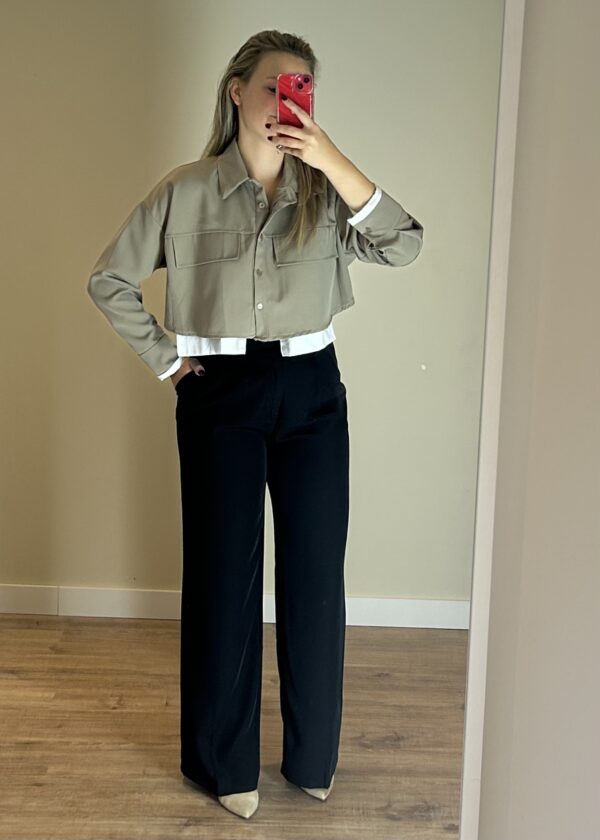 Cropped Blouse Ivy - Mokka