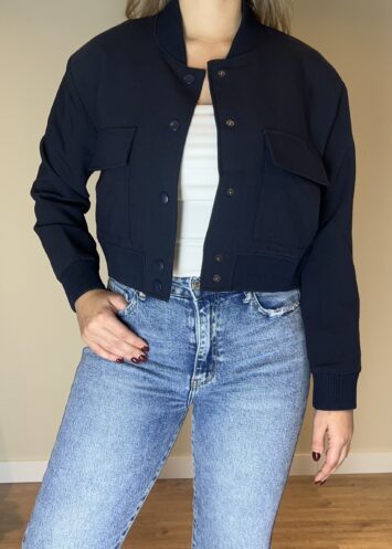 Donkerblauw Bomber Jasje - Lizzy