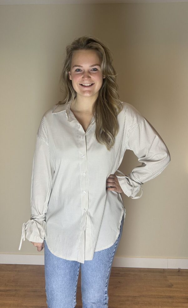 Striped Blouse Julia - Beige