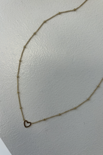 Ketting Met Een Open Hartje