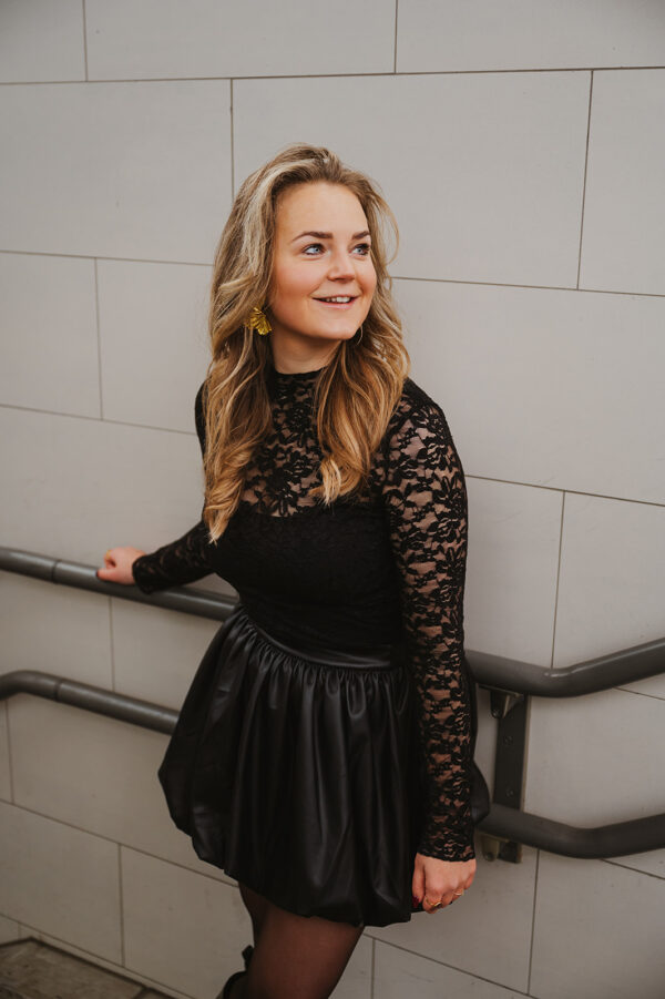 Ballon rokje Fenna - Leatherlook - Afbeelding 2