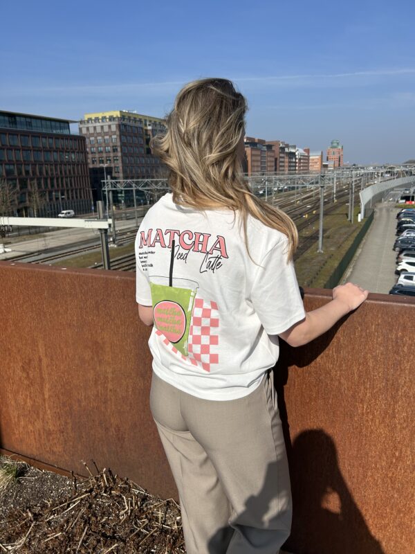T-shirt Matcha Iced Latte - Afbeelding 3