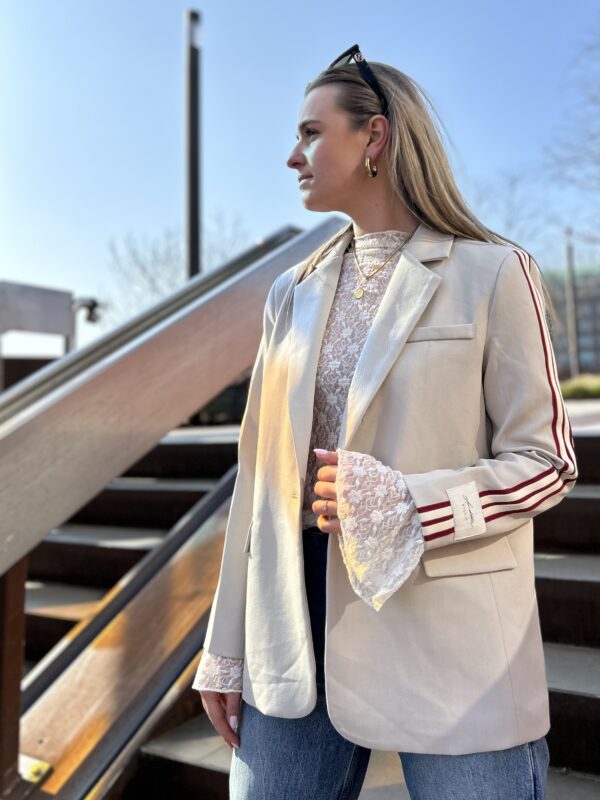 Kanten Top Beige - Afbeelding 5