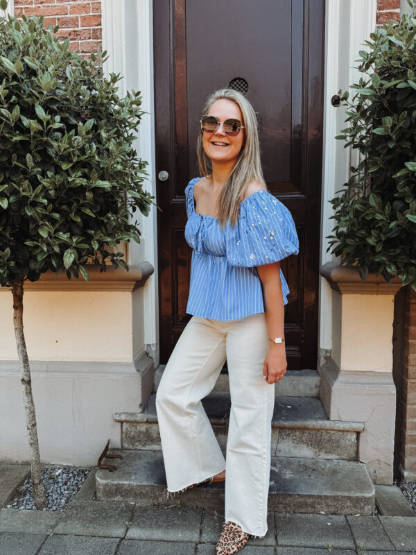 Off Shoulder Blue Beauty