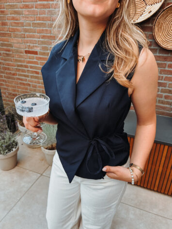 Gilet Knoop Navy