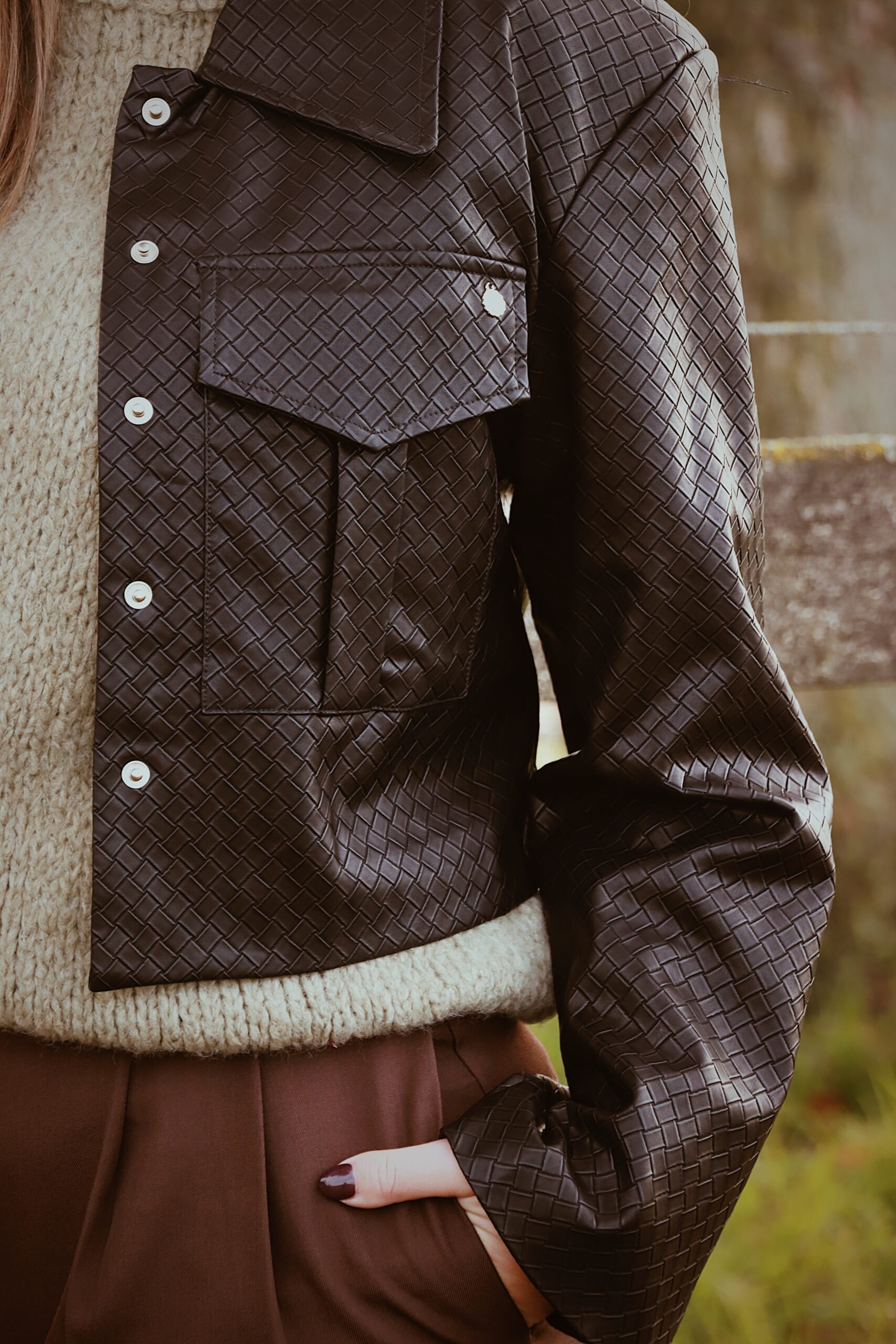 Ambika Leather Jacket Black